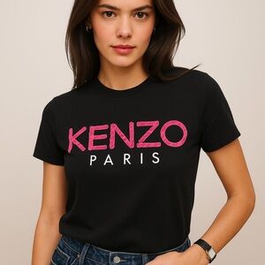 Kenzo Paris Rope Logo Tee Shirt Size Small